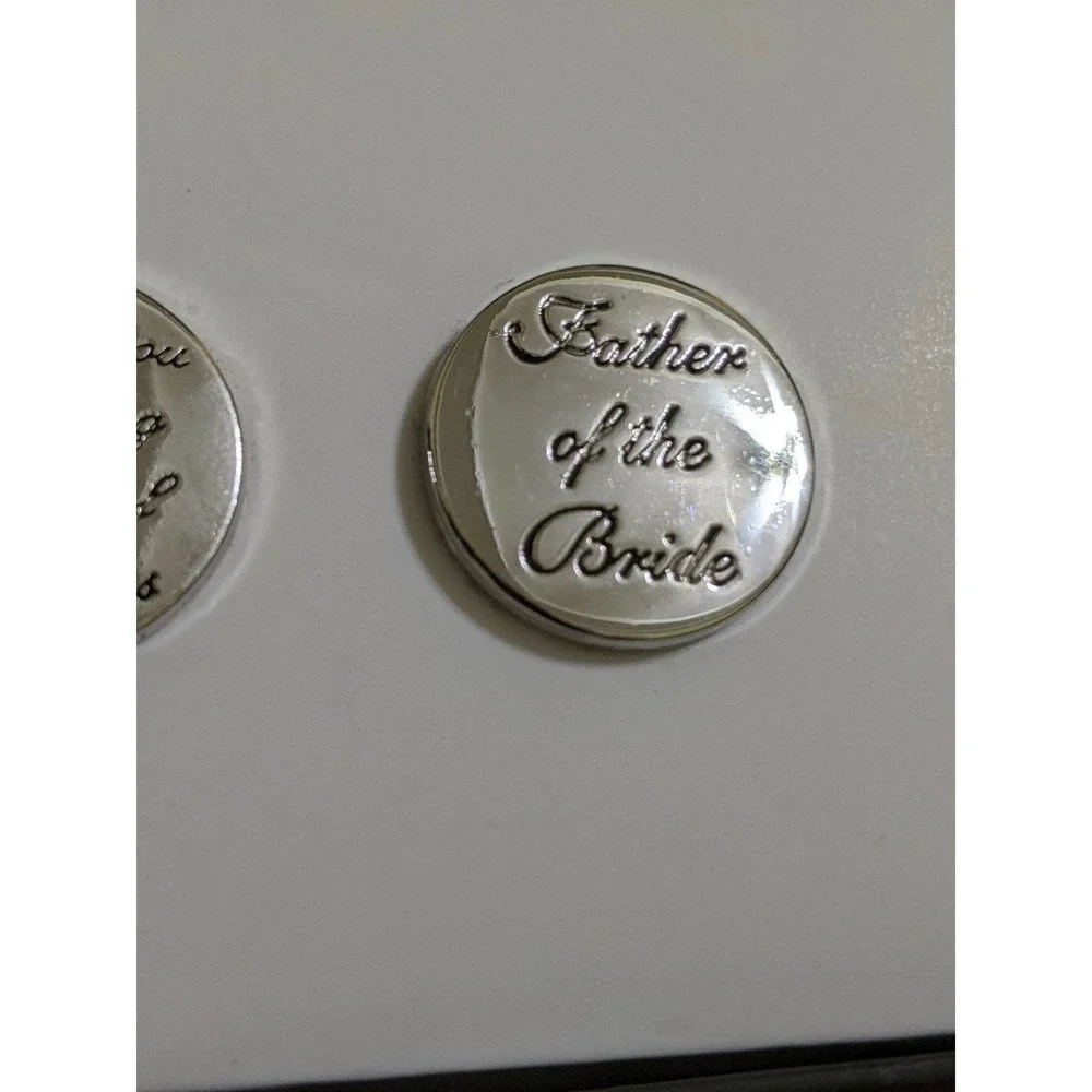 new father of the bride cufflinks thank you man dreams wedding day